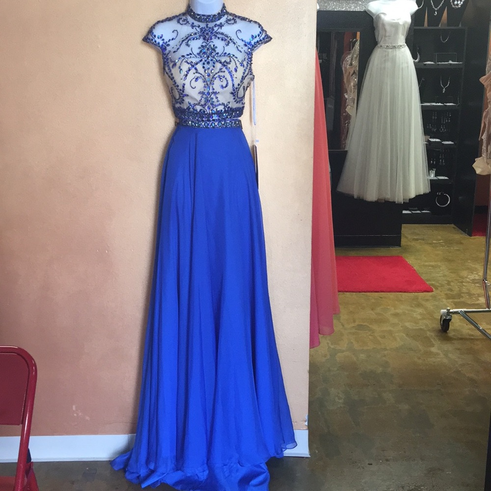 Rachel Allan Two Piece Prom Dress